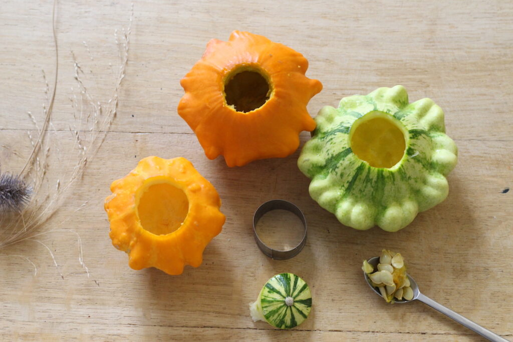 comment vider courge pour déco fait-maison