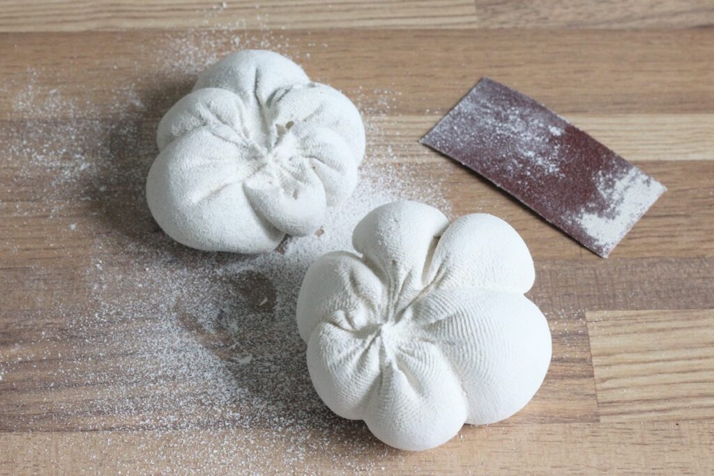 idée diy déco automne citrouille décorative plâtre