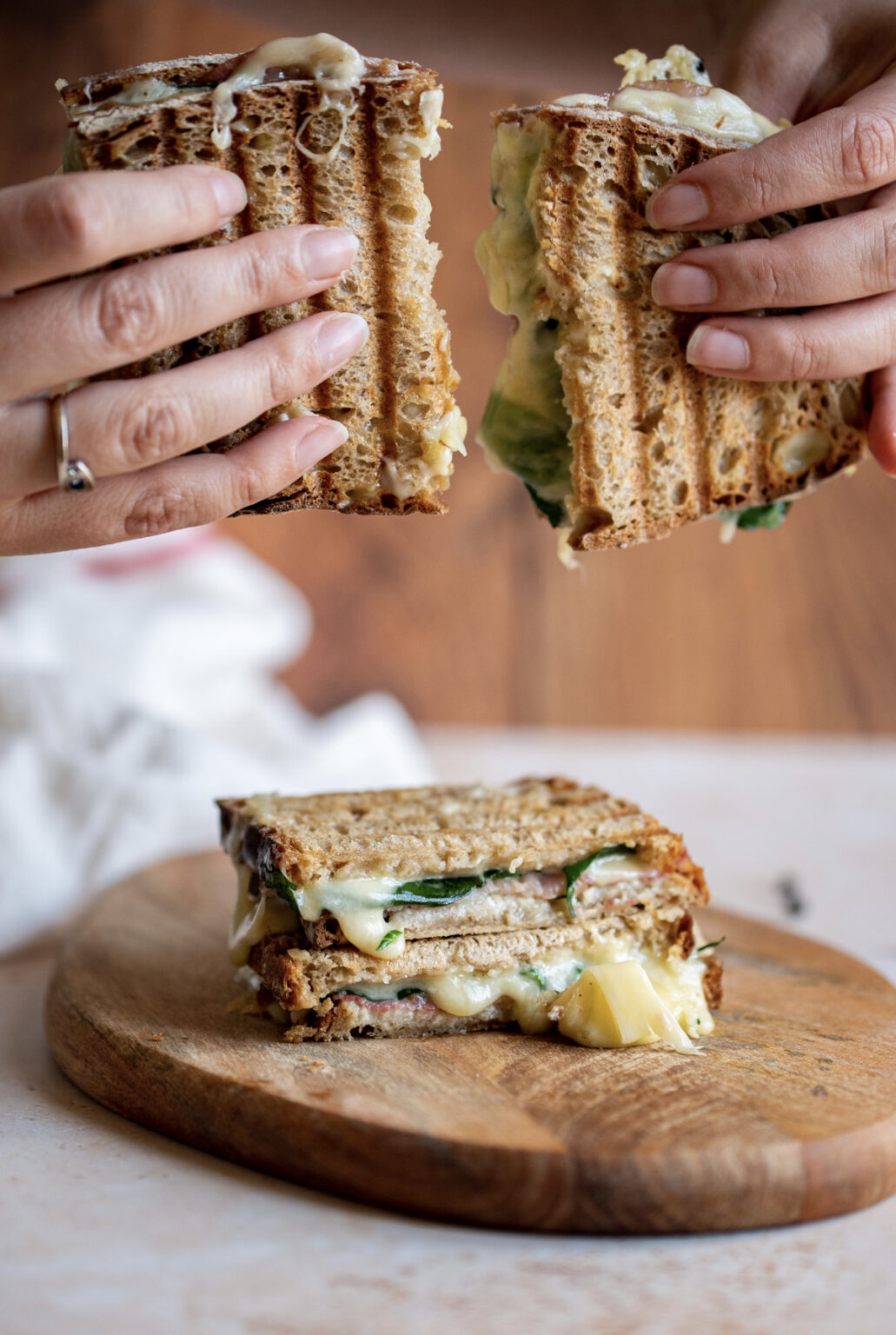 idée recette sandwich chaud hiver ski