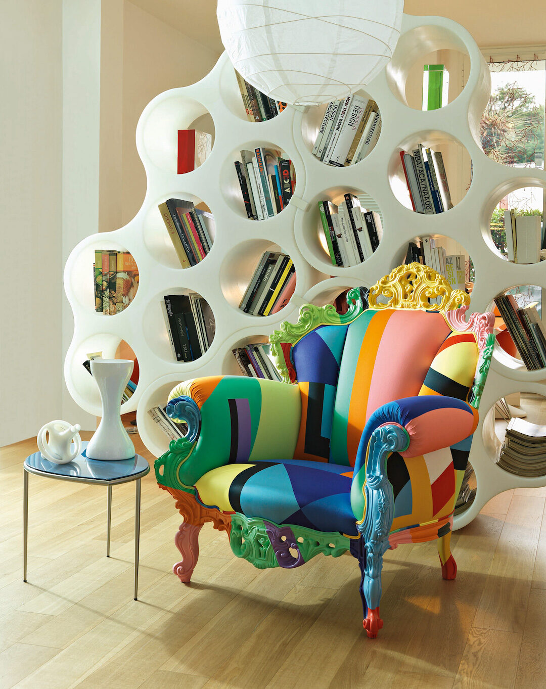 fauteuil proust coloré deco vintage moderne