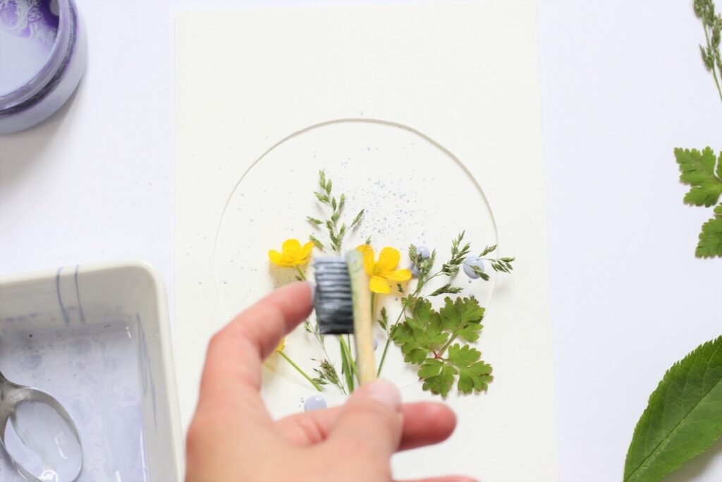 peinture brosse à dents technique enfant tampon