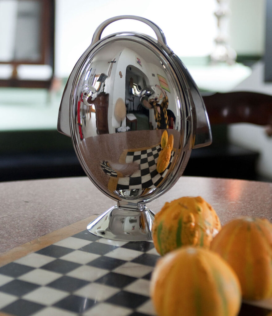 plateau présentation fermé deco en acier