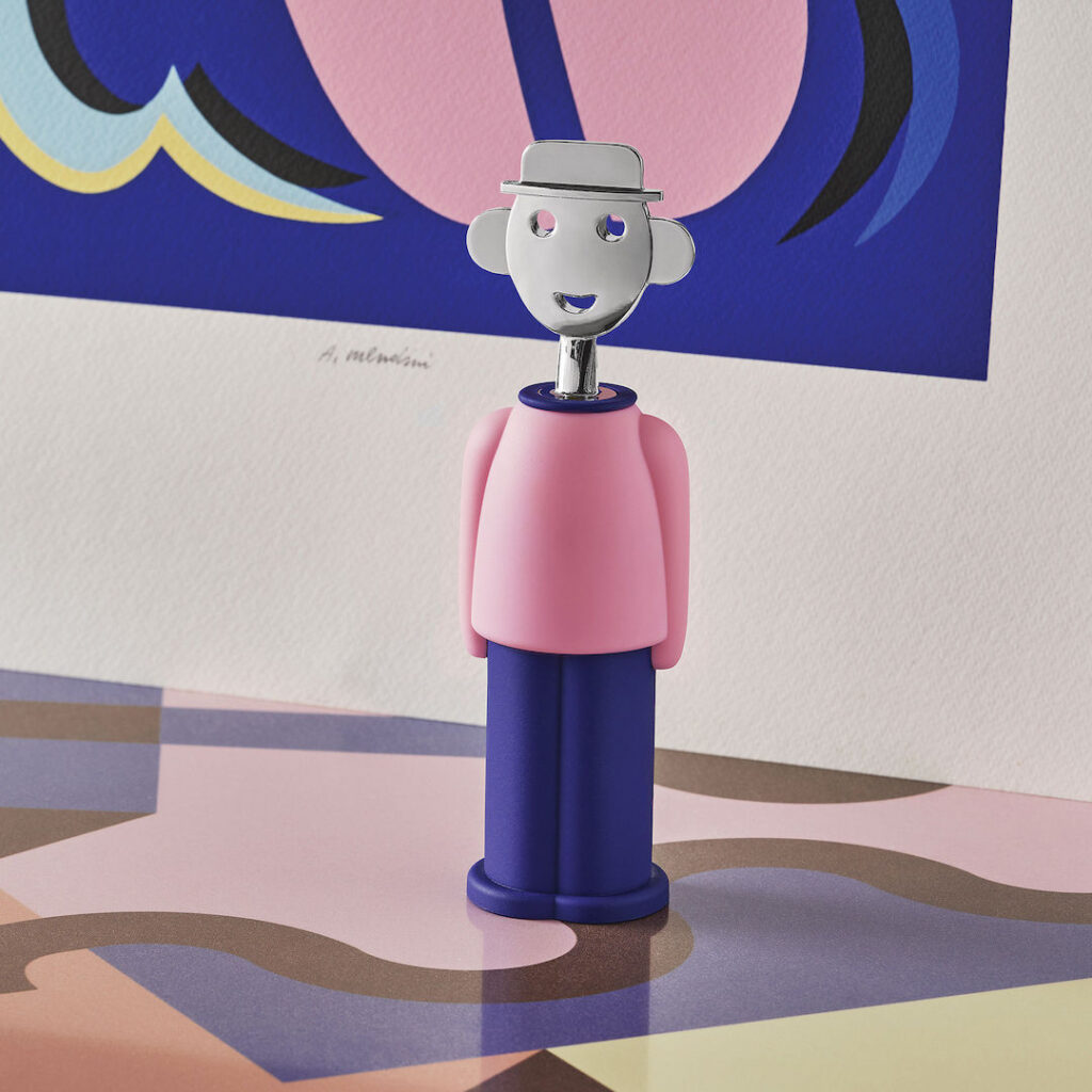 tire bouchon design modern alessandro bicolor rose bleu deco intérieure cuisine