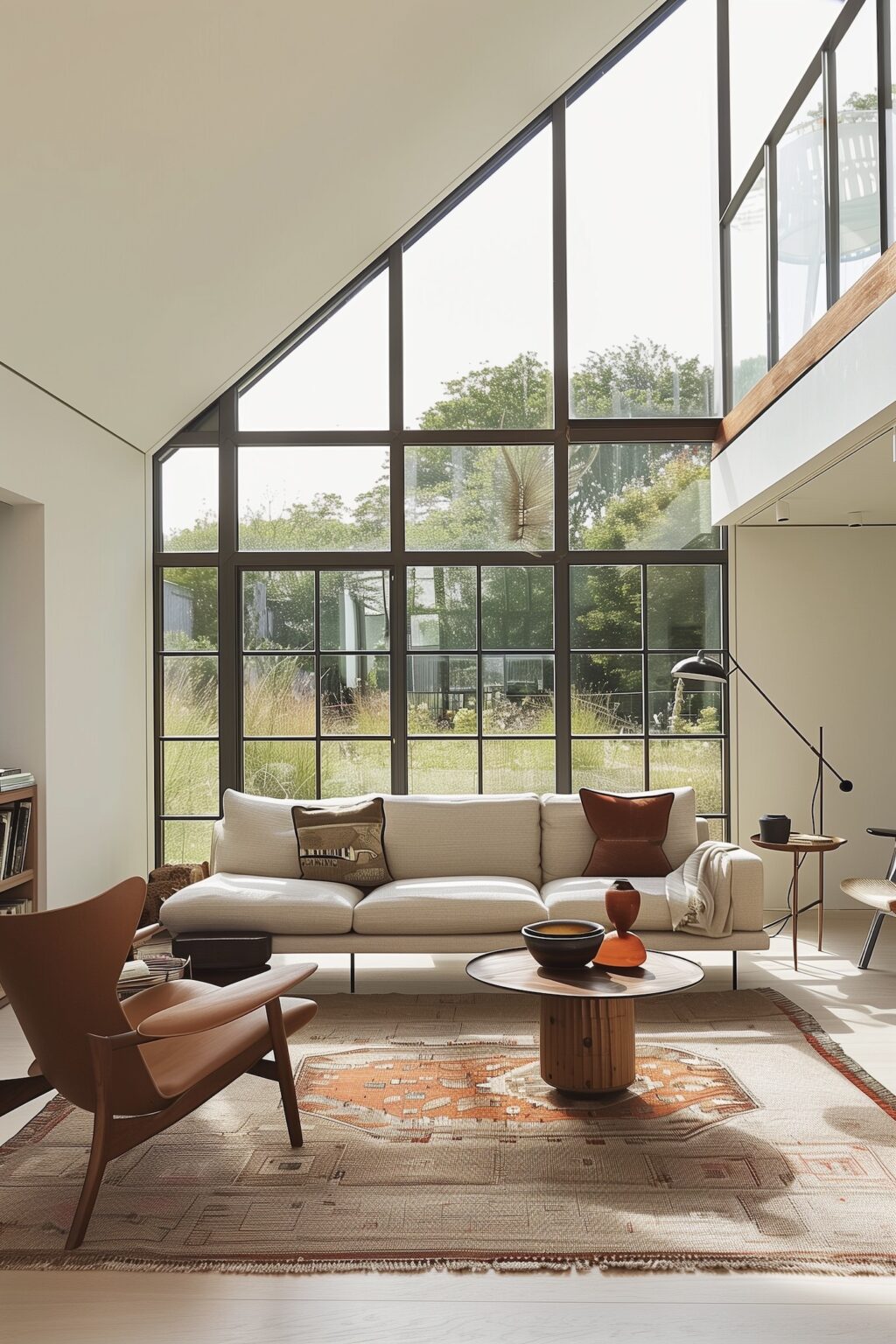conseil aménager salon 30 m2 mid-century modern années 50