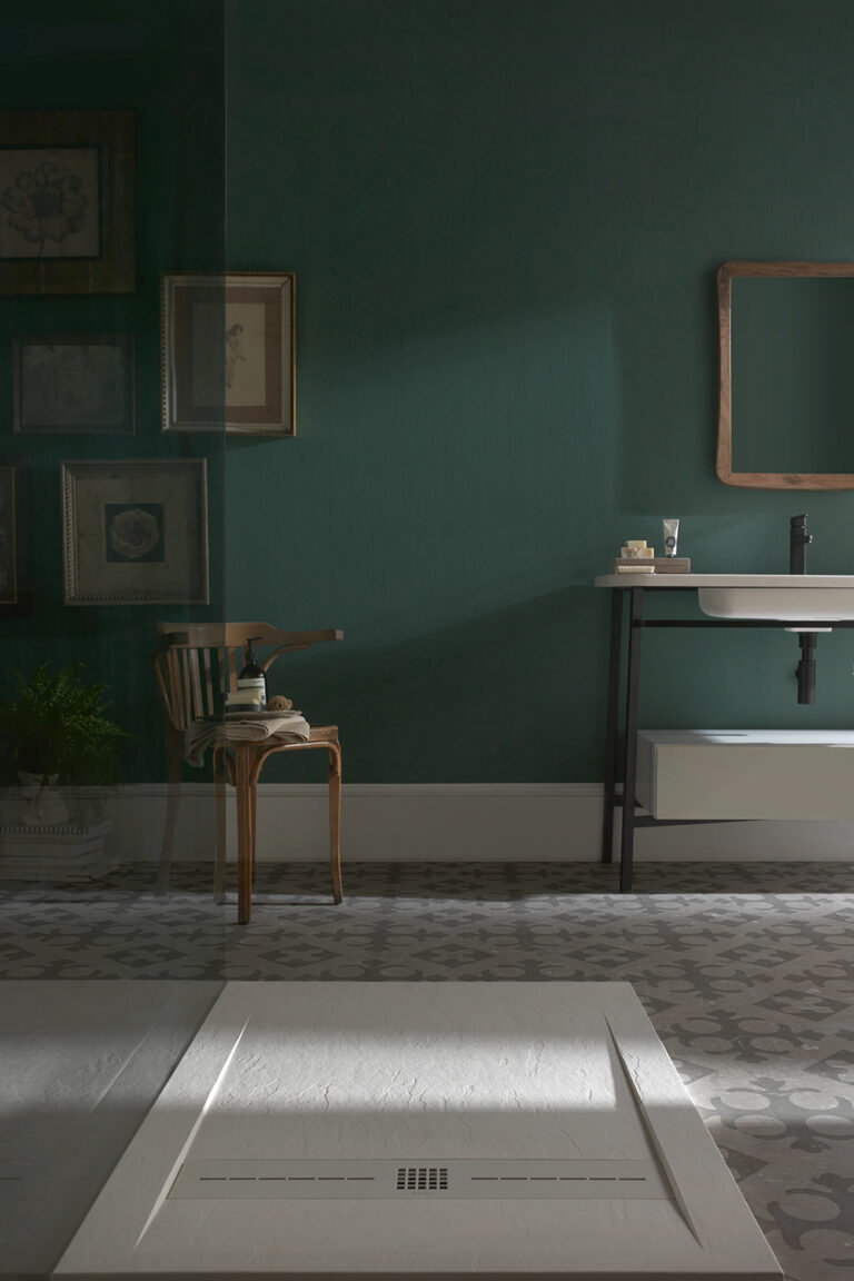 déco rétro salle de bains verte - blog déco - clem atc