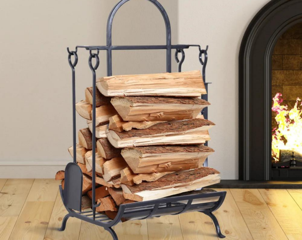 Modèle range bûche original Maisons du Monde