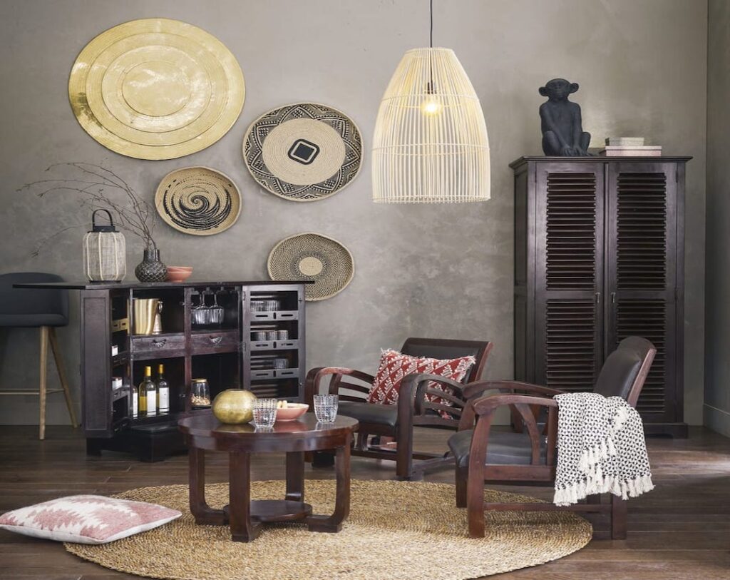 Décorations rondes à accrocher Maisons du Monde 