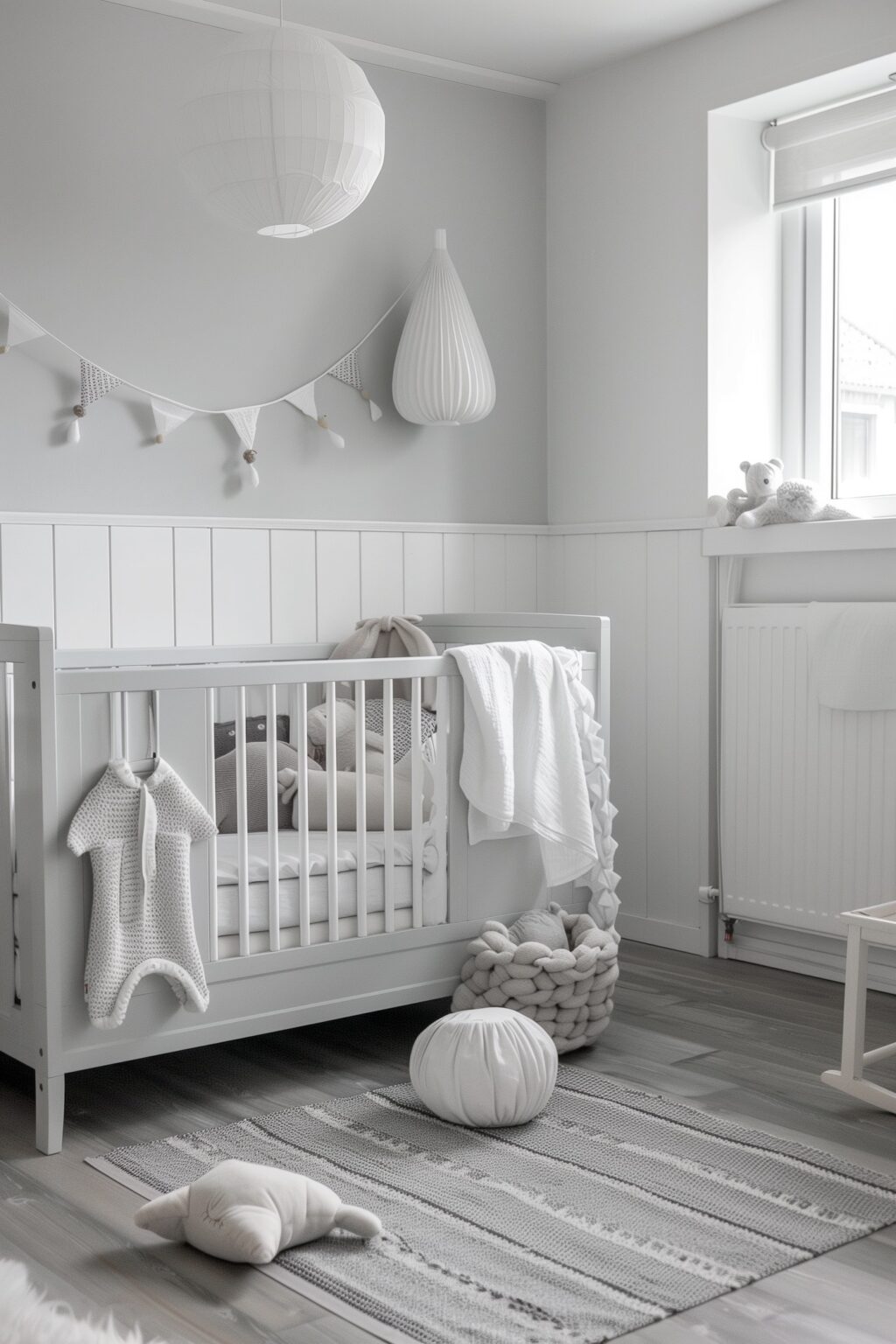 décoration blanche toute pièce ton sur ton neutre scandinave
