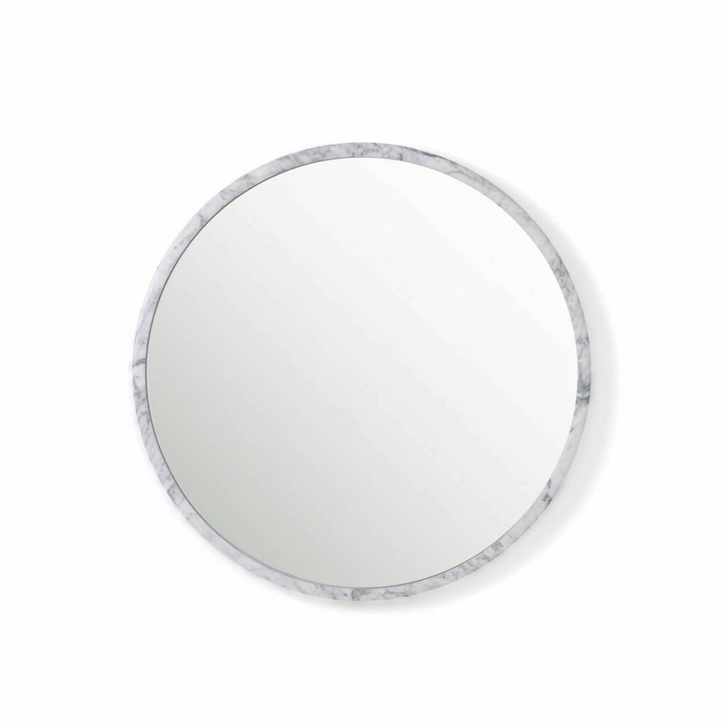 soldes La Redoute 2022 miroir marbre gris blanc
