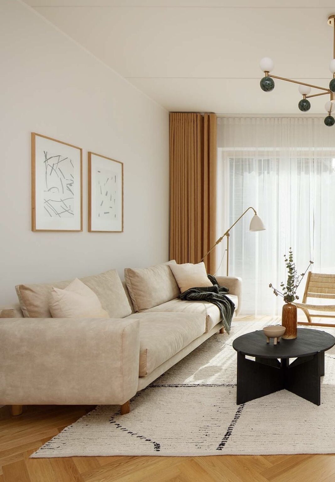 3 pièces à Tallinn salon déco slow life