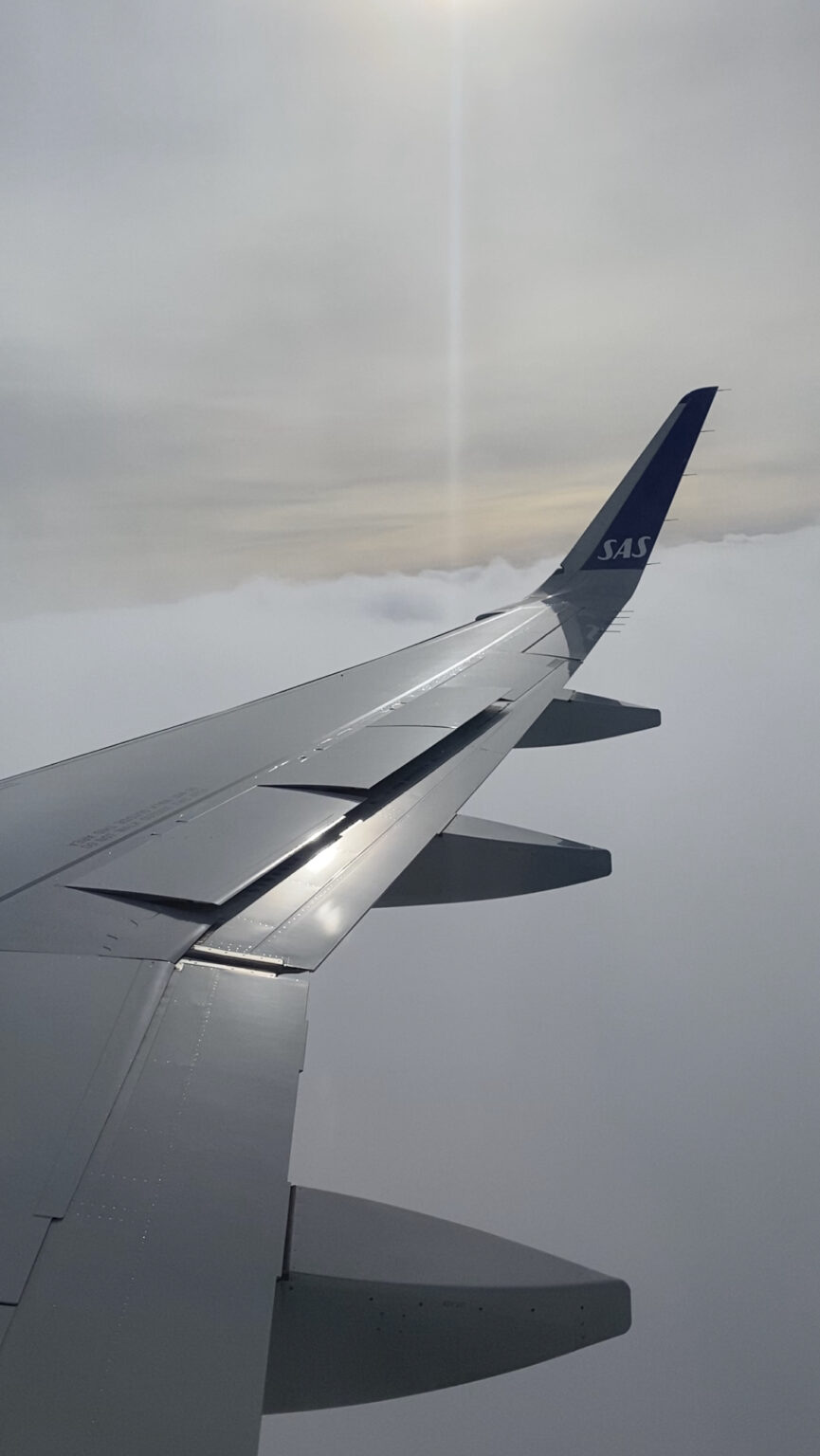 aile sas mer de nuages voyage long-courrier international
