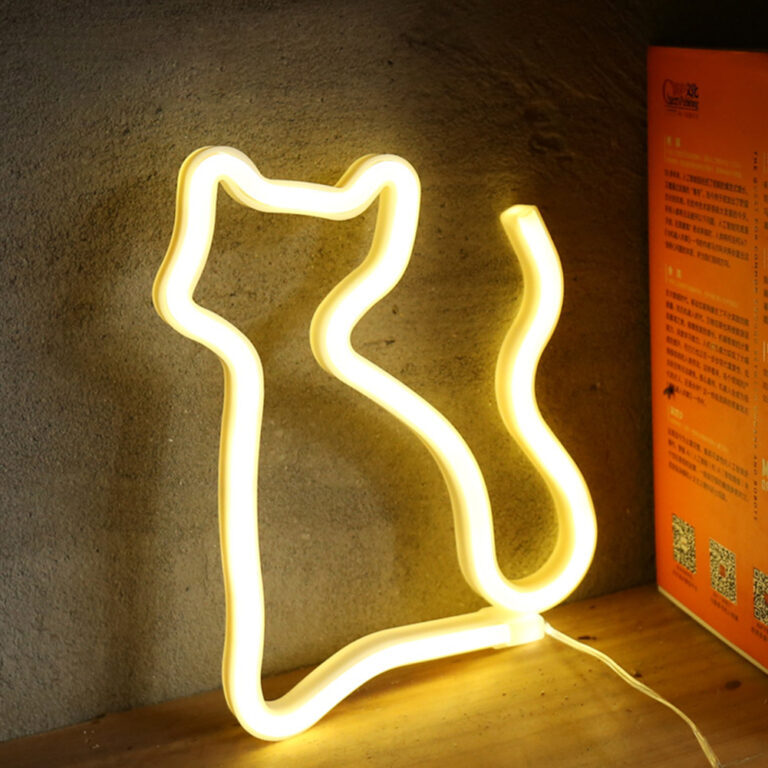 chambre neon jaune deco cosy enfant