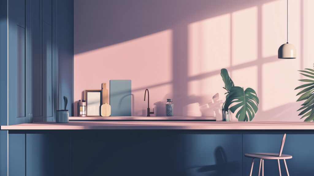 cuisine bicolore tendance déco conseil harmonie assortiment