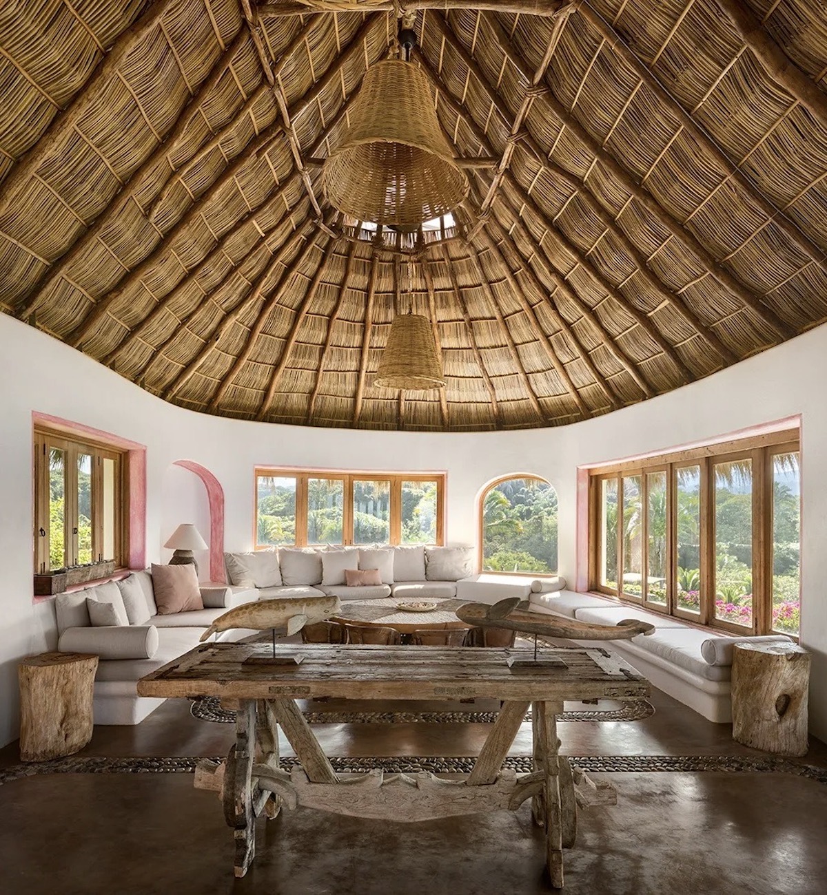 villa Pelicanos paillote maison individuelle hutte design africaine