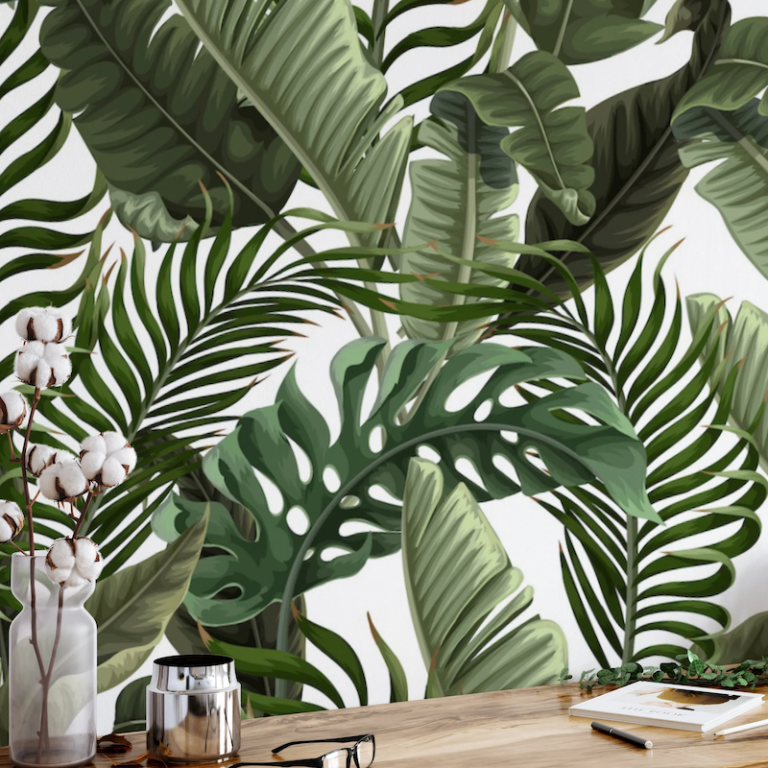 deco Martinique Feuille bananier Papier peint