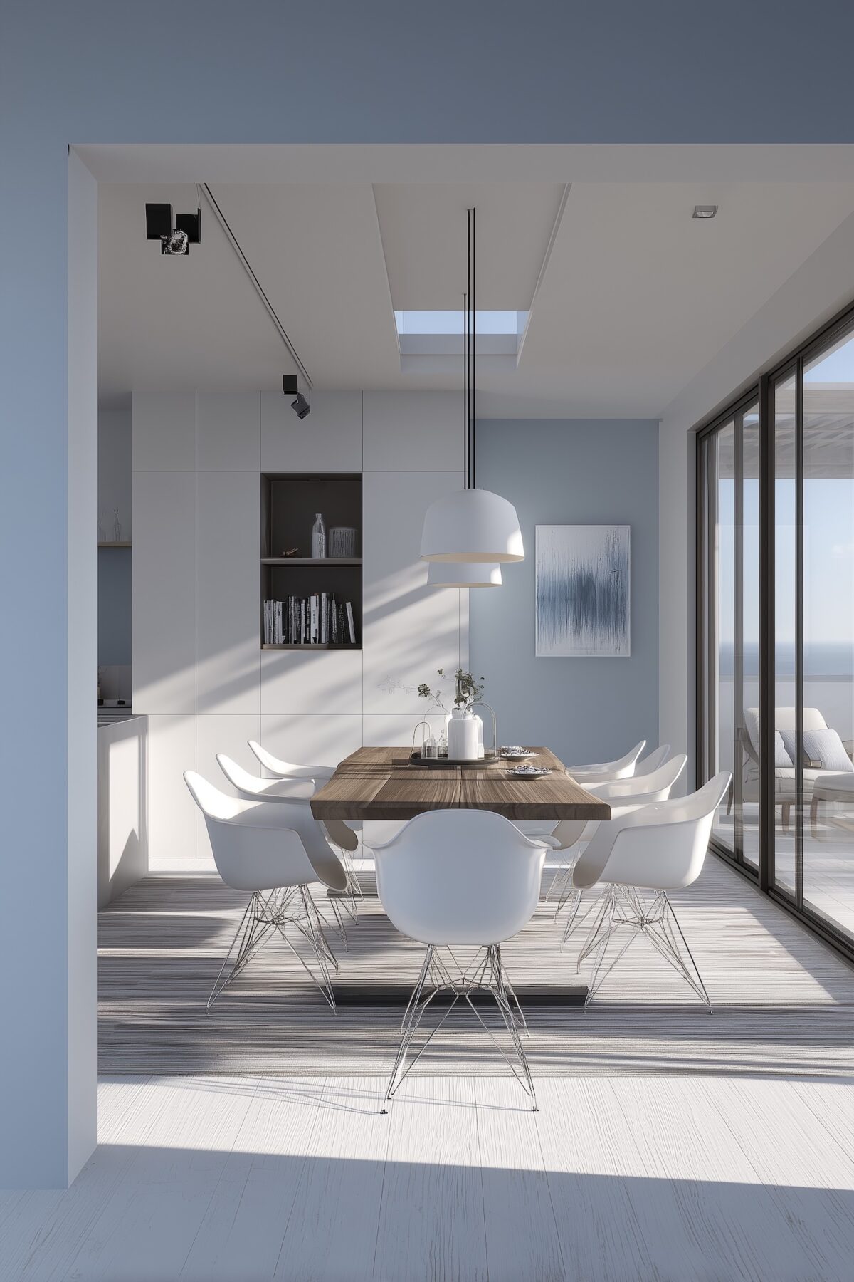 salon villa mer moderne meuble design