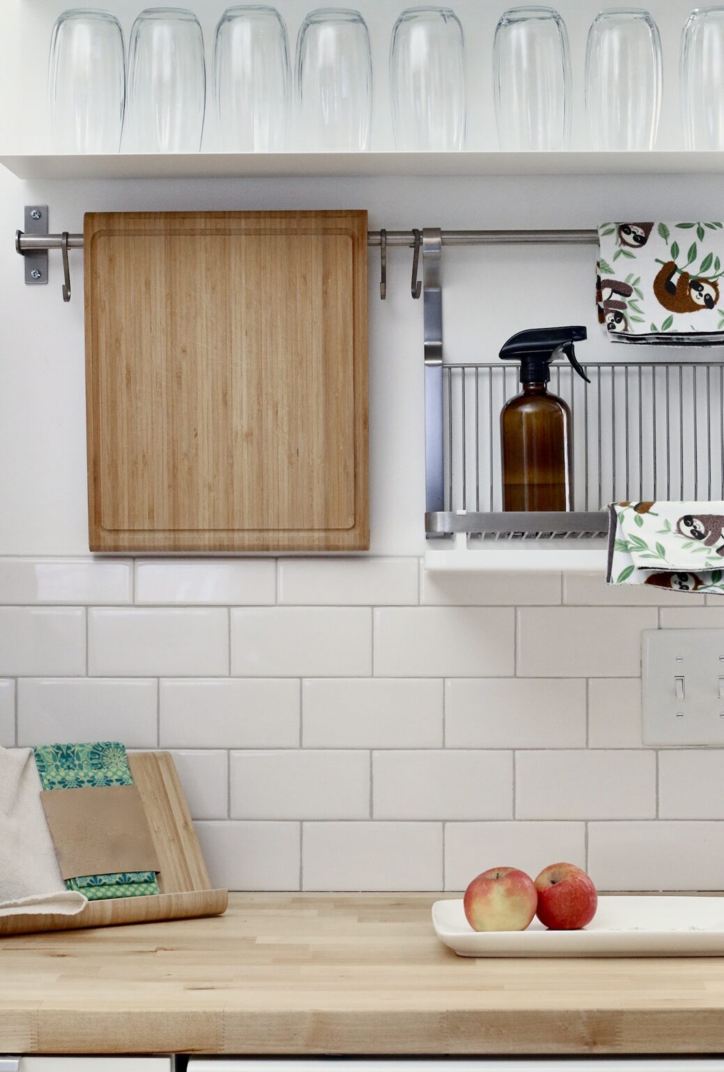 rail barre de crédence astuce organisation Marie Kondo