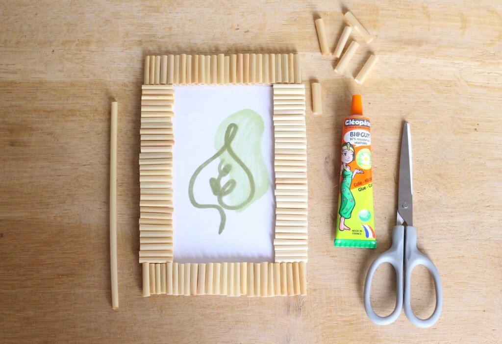 activité manuelle paille upcycling