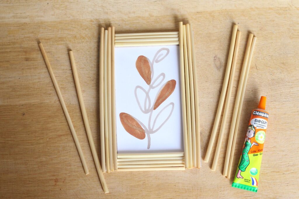 cadre photo bohème original décoration murale