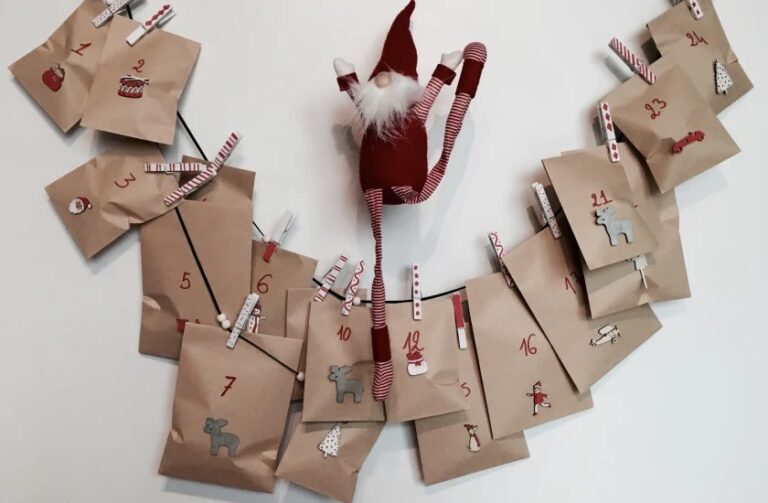 Calendrier de l'Avent réalisable par un enfant - DIY