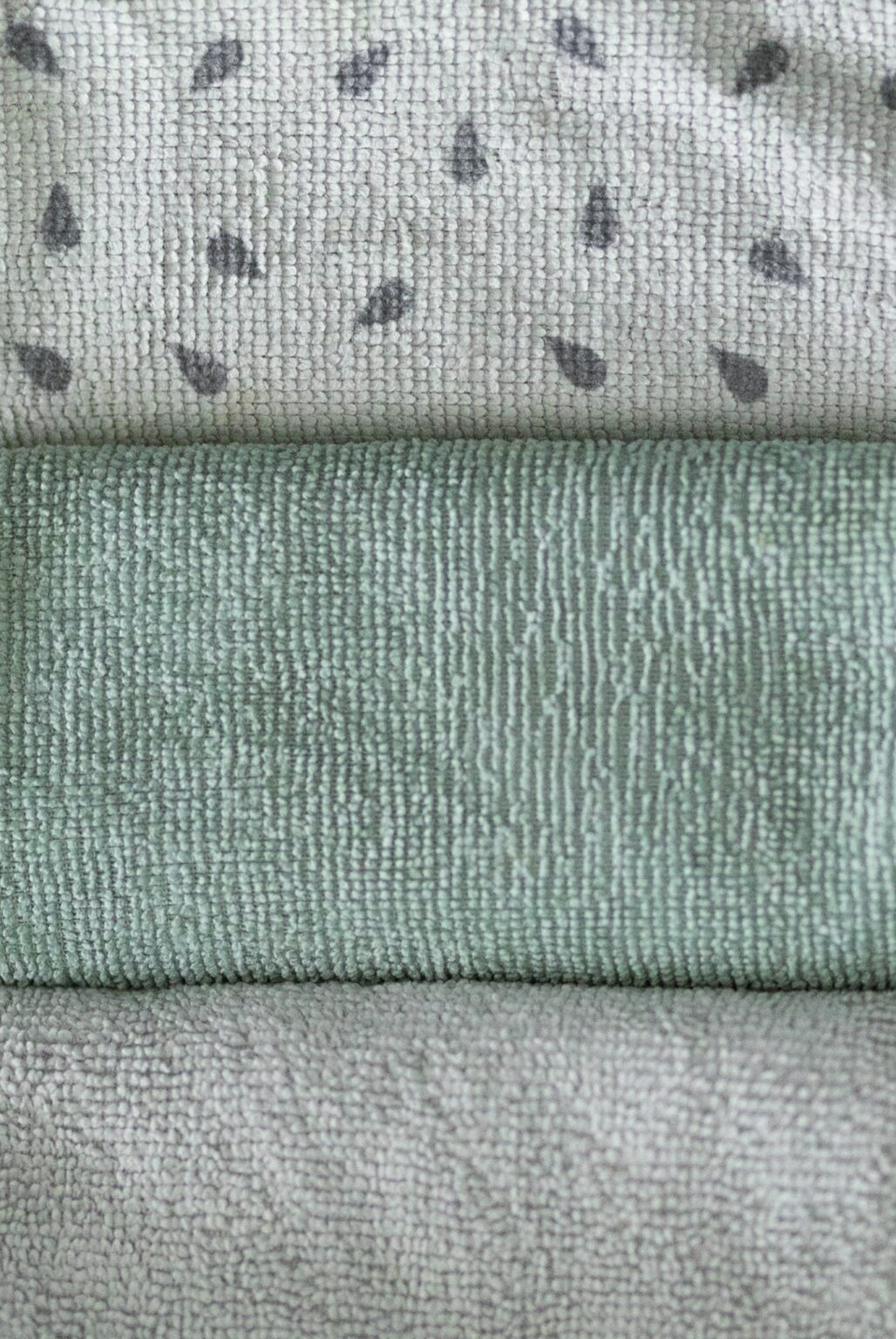 avis chiffon vaisselle nettoyage microfibre Brabantia vert gris clair