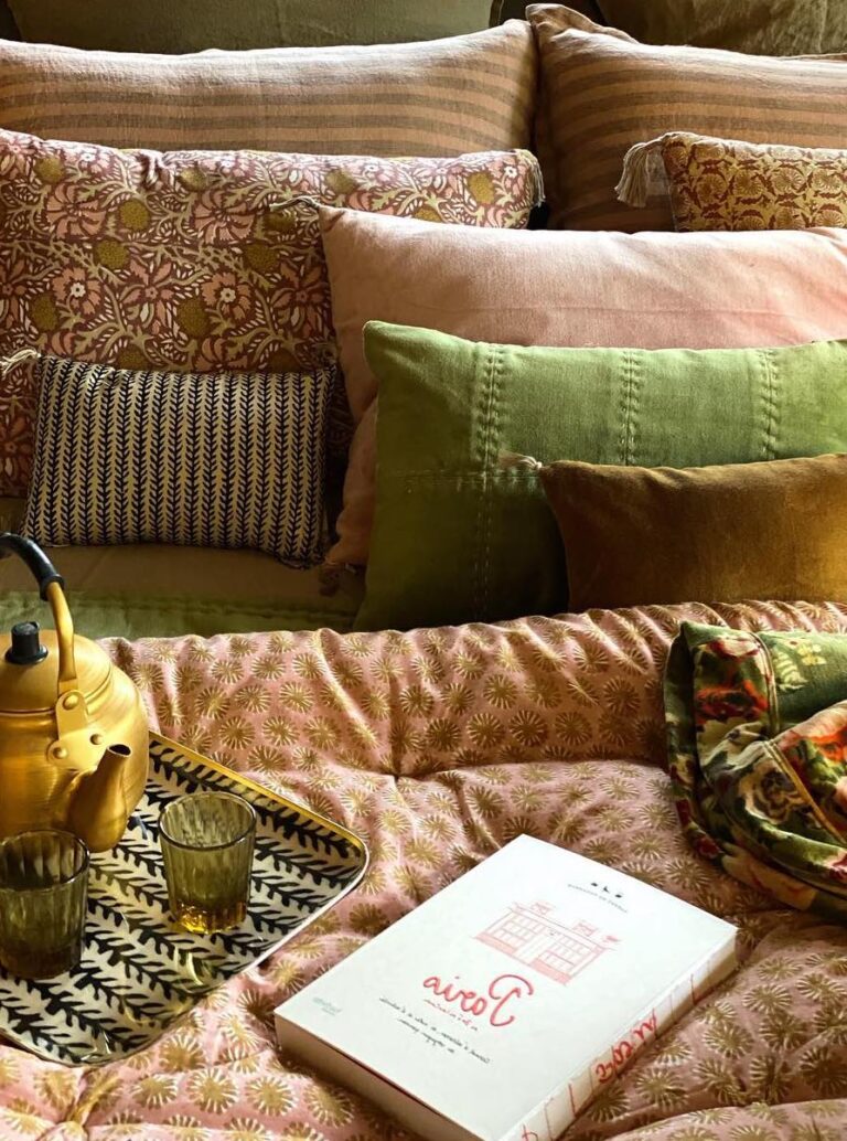 lit maison atypique colore deco bohemienne