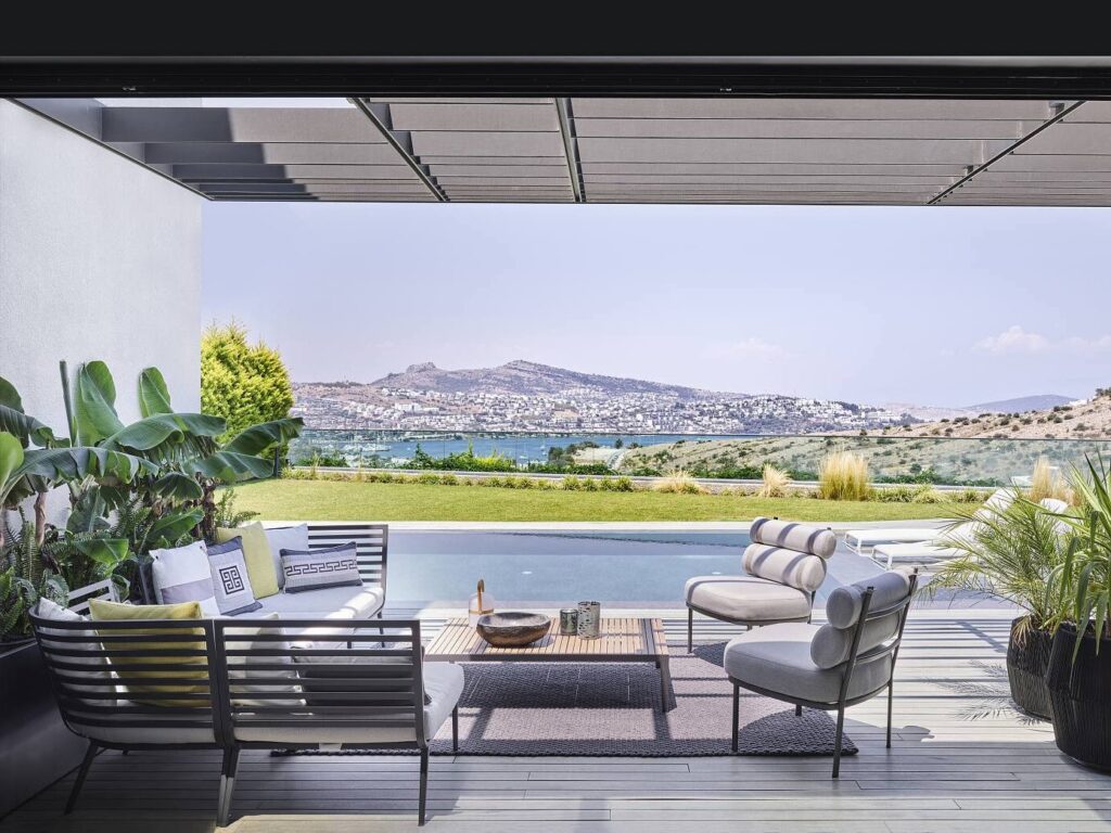 villa Draman vue Golf Gokova mer Égée Turquie