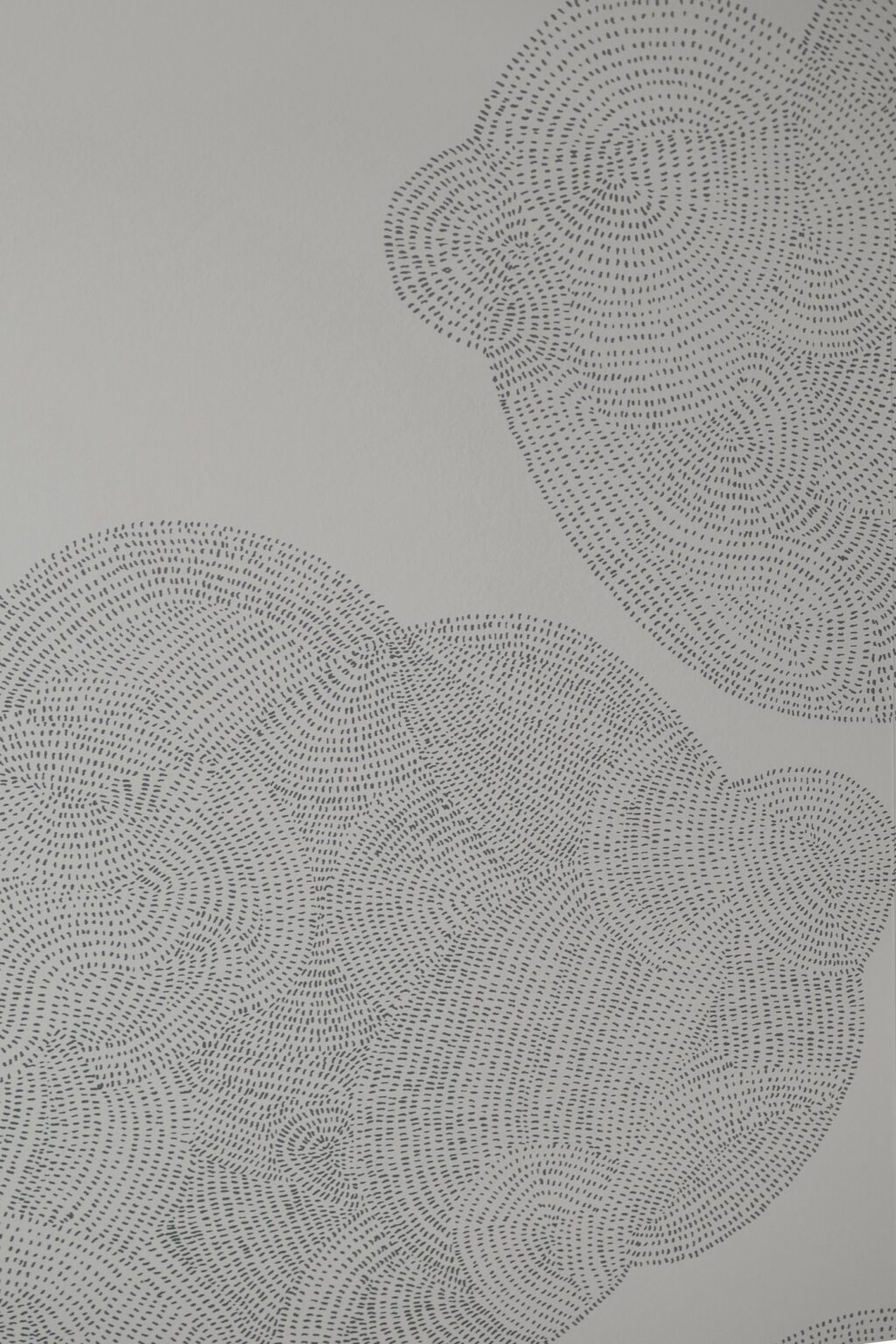 papier peint nuage poétique points noir blanc