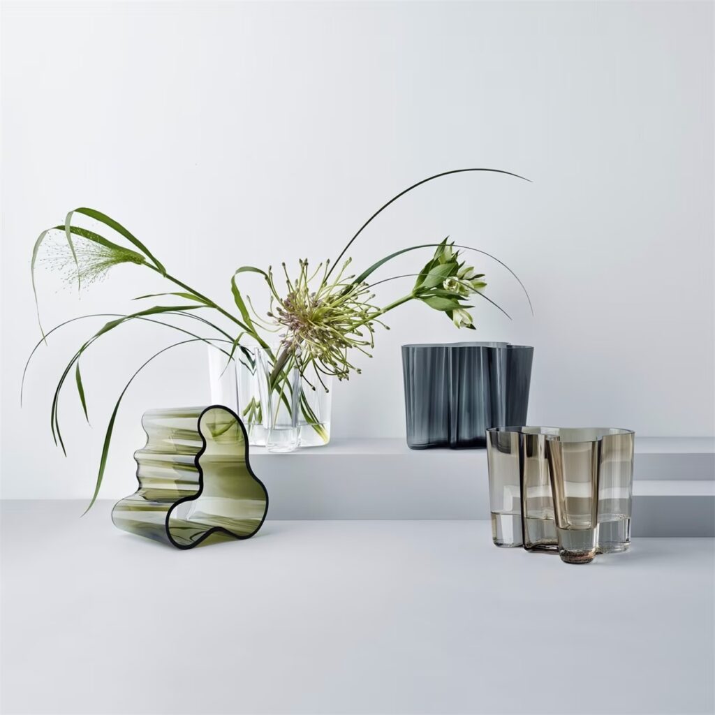comment décorer vase graphique Iittala Alvar Aalto ikebana