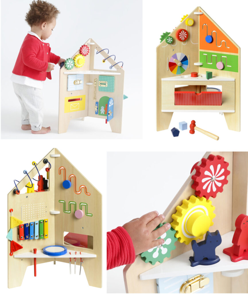 jouet en bois bébé 18 mois multi-activité