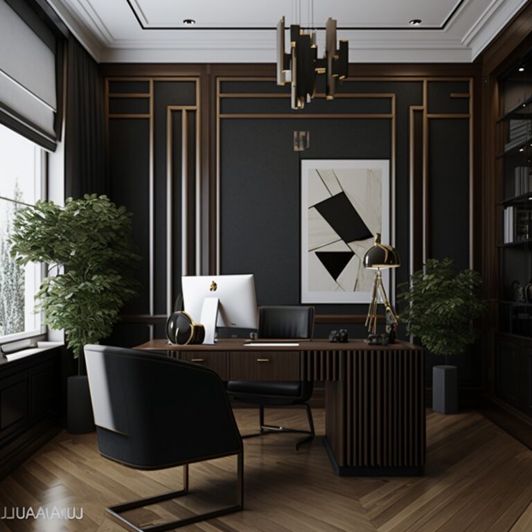 bureau style art déco bois acajou