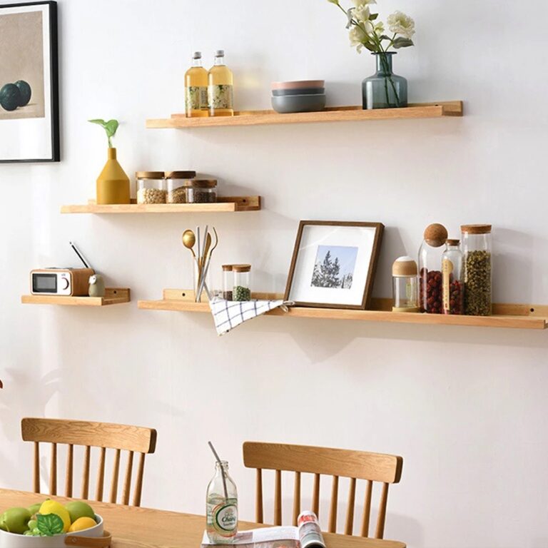etagere flottante bois deco rustique maison