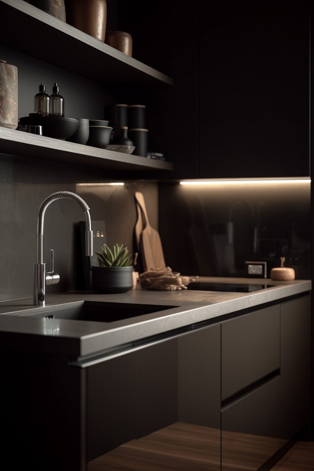 comment choisir évier cuisine matière noire