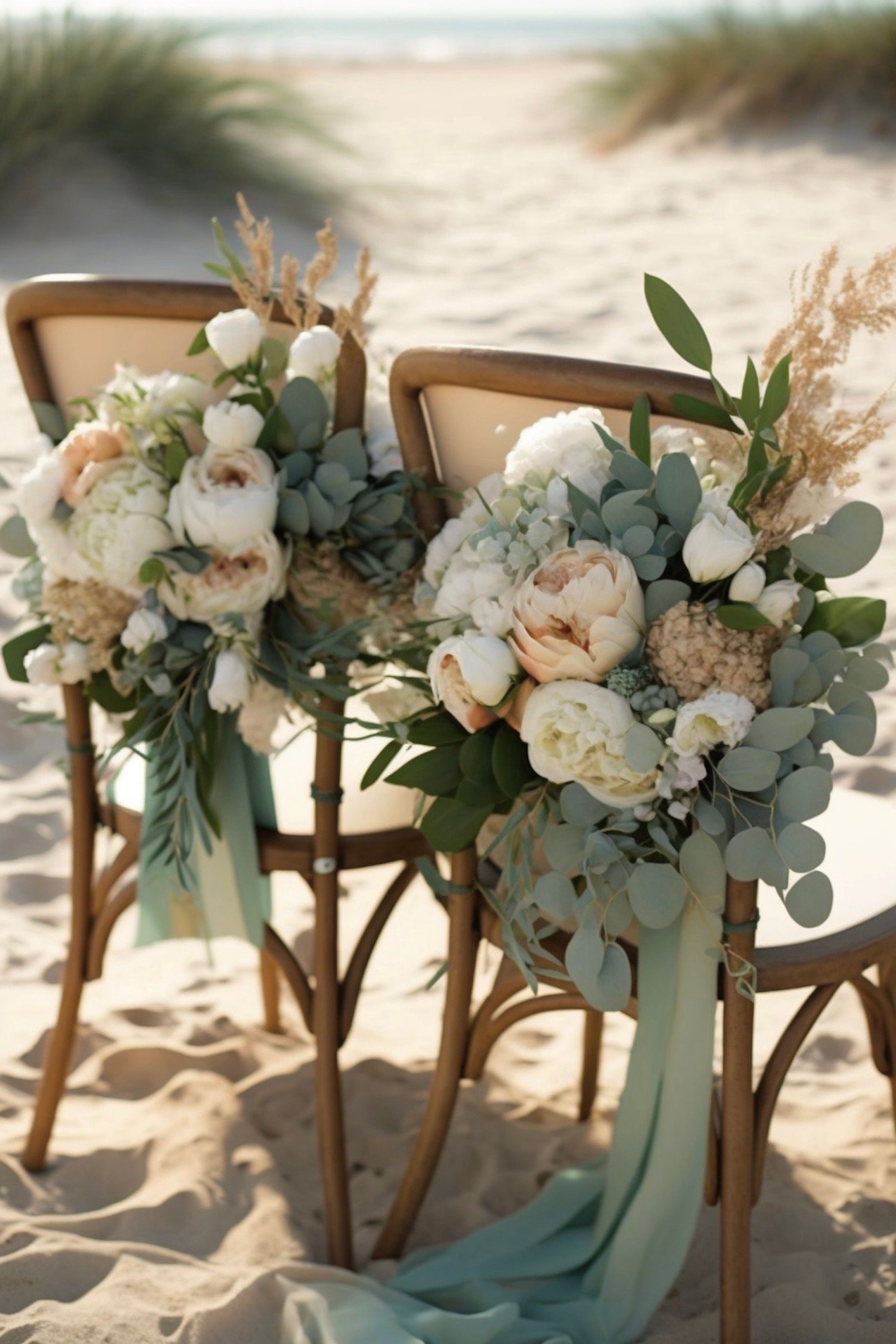 idée décoration mariage fleur cérémonie laïque plage