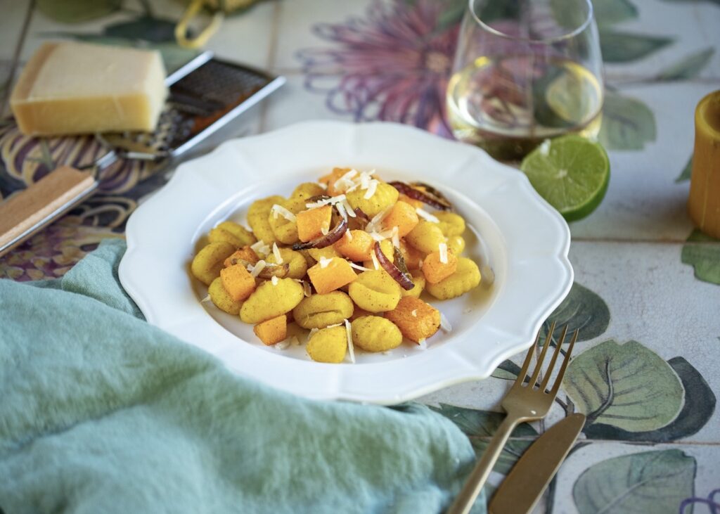 recette gnocchis rôtis épices courge