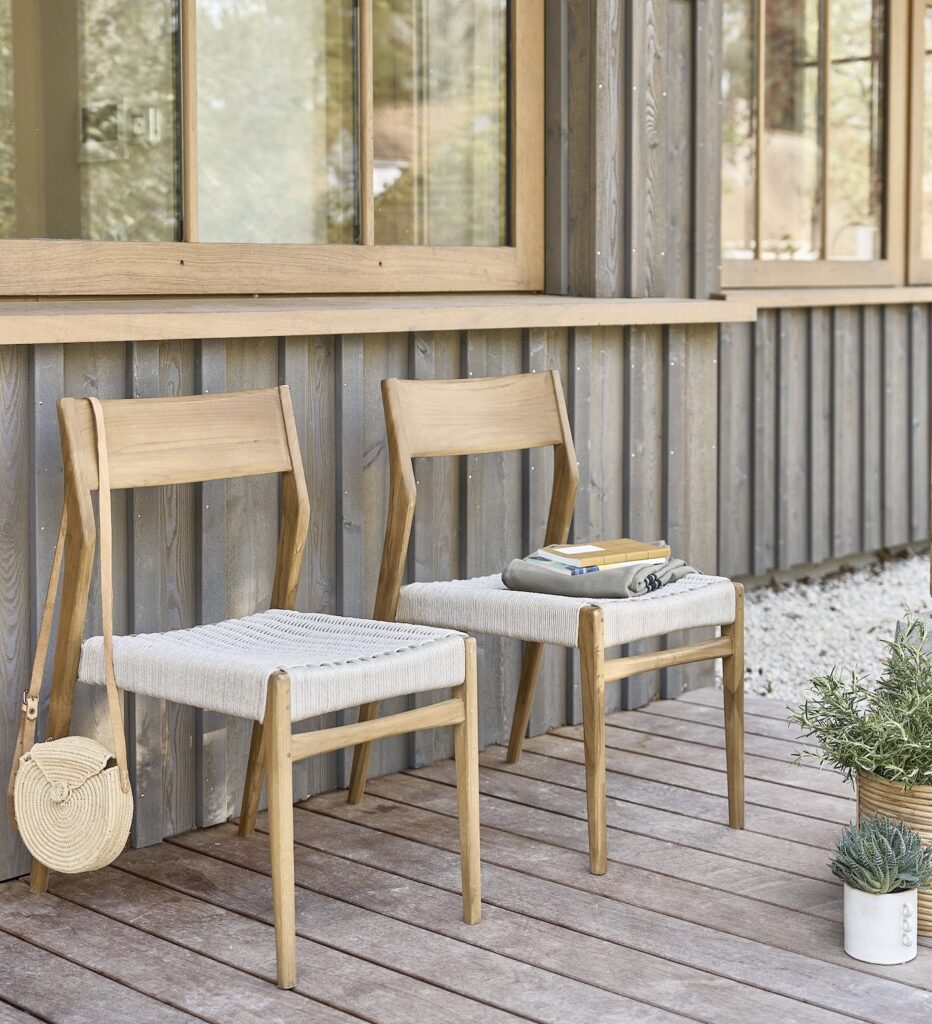 bois dessus bois dessous outdoor chaise bois durable