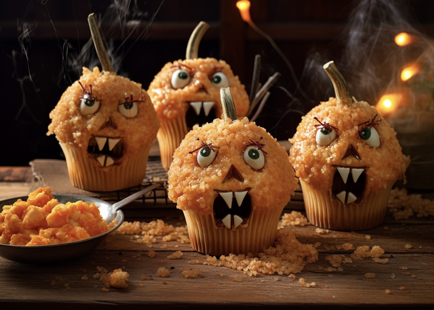 idée recette apéro salé Halloween facile muffins