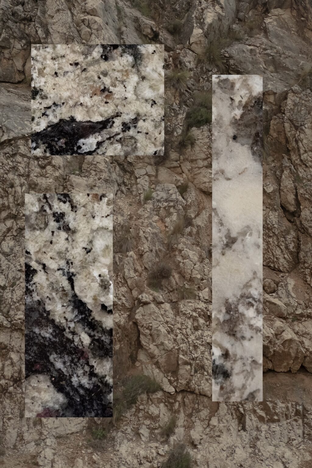 roche montagne pour plan de travail granit extraction