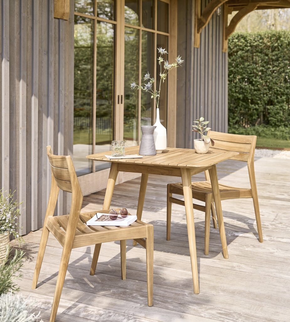 table design moderne jardin teck