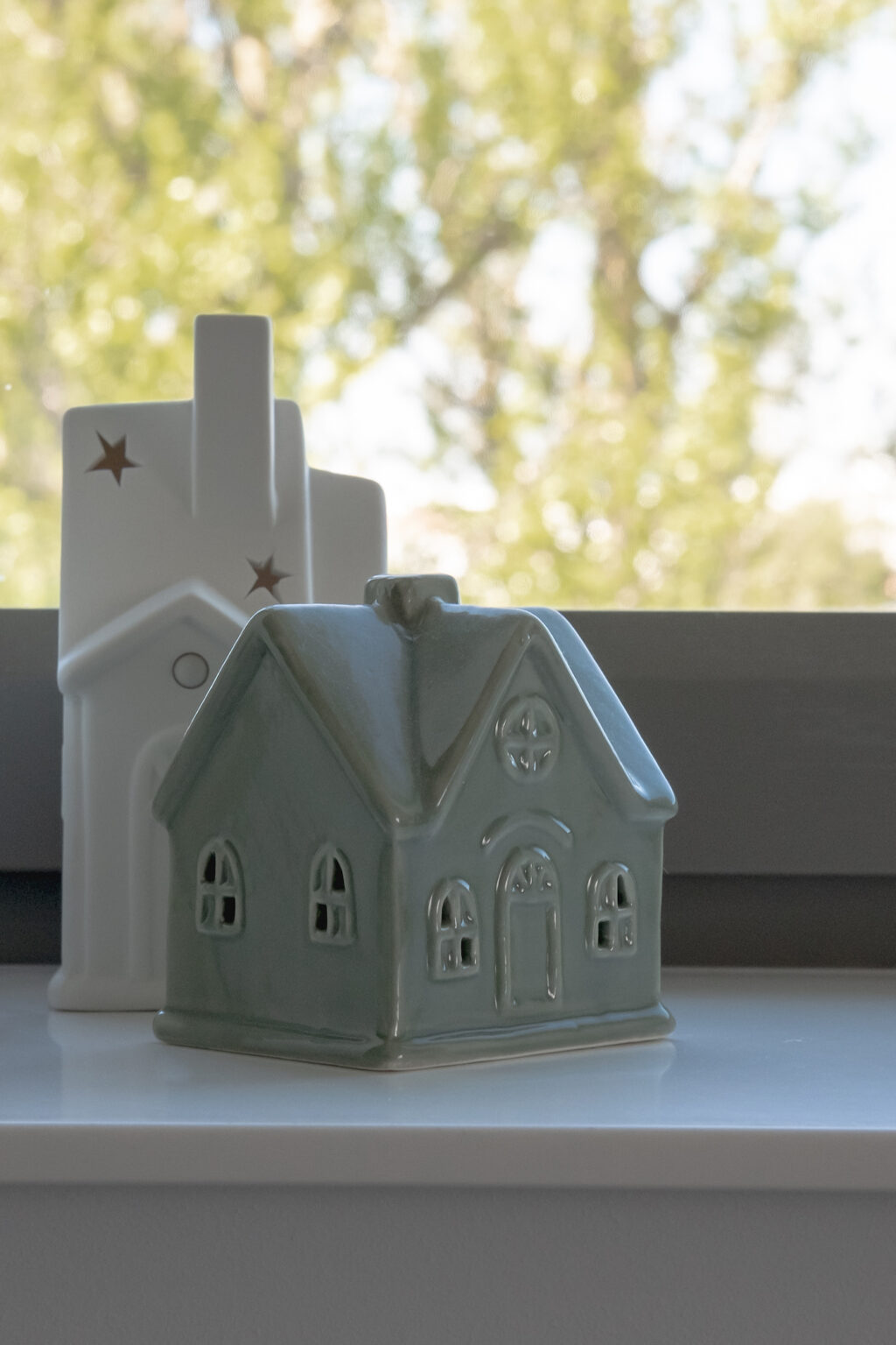 bougeoir maisonnette maison céramique photophore scandinave