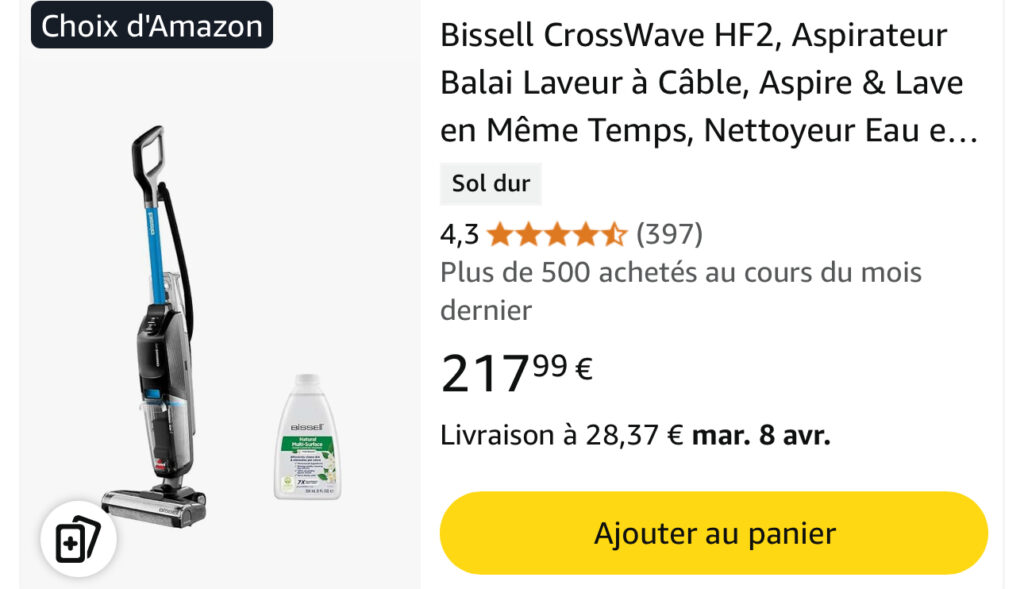 avis conseil comment choisir aspirateur laveur intelligent auto-détecte