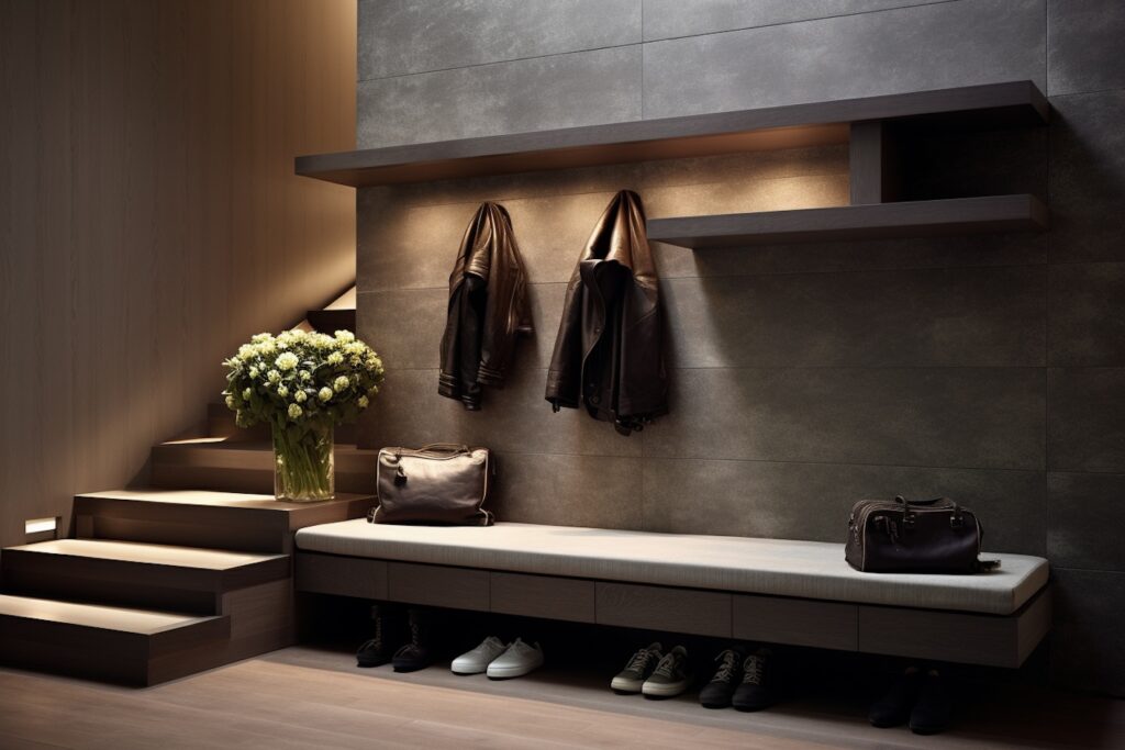 banc entrée design aménager blog déco