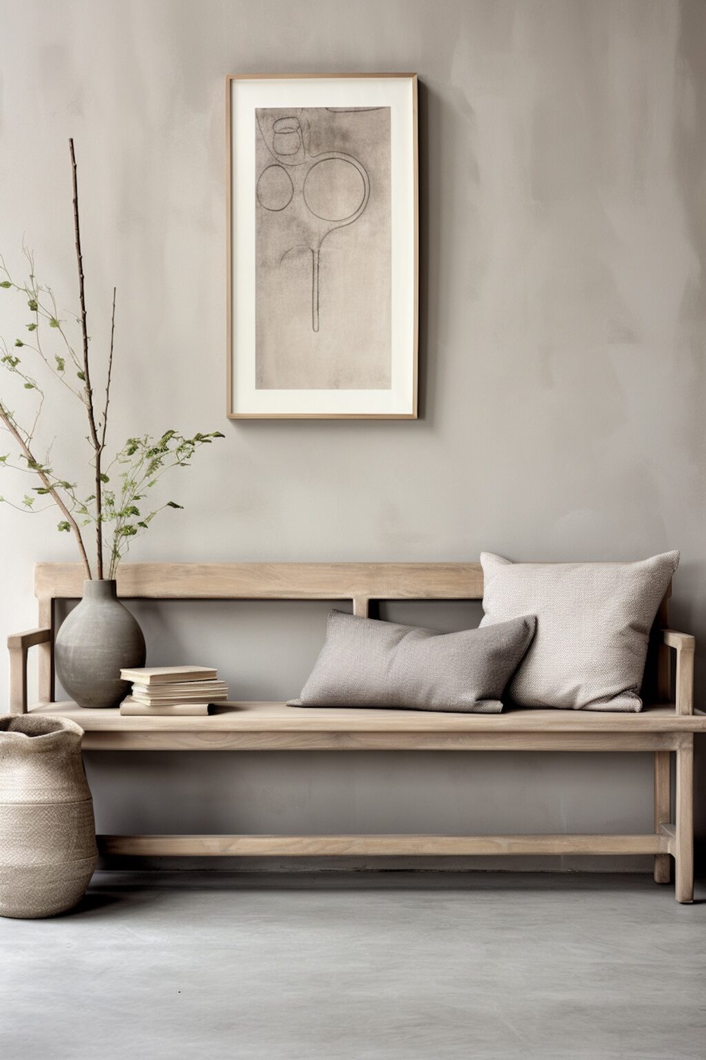 choisir banc entrée bois vintage style scandinave