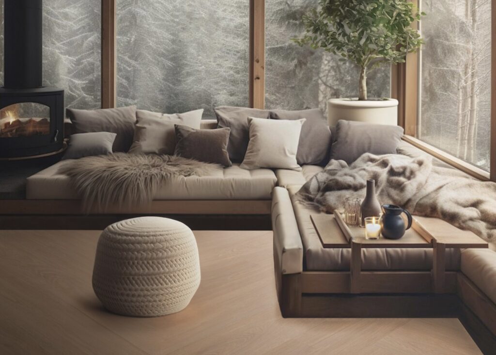 sol chevron chalet Gerflor Virtuo Blomma Natural