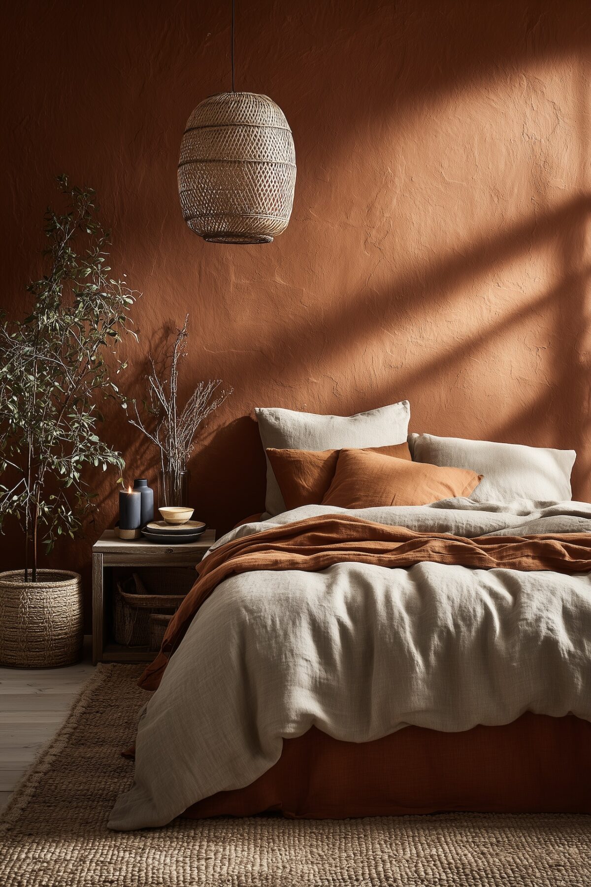 tendance papier peint effet matière trompe oeil wabi sabi