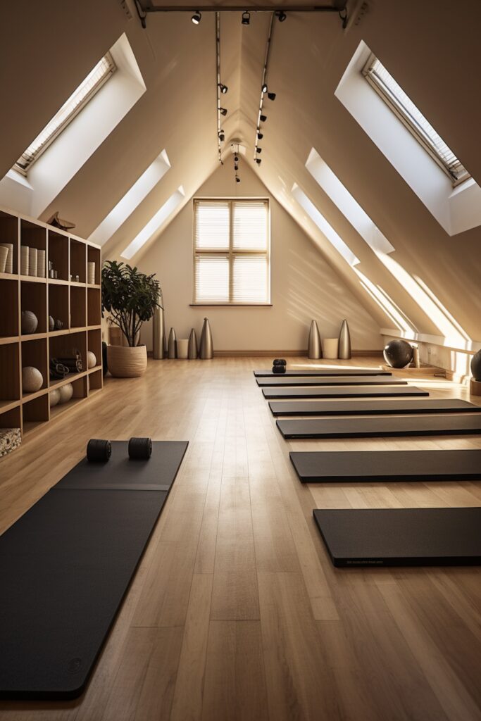 comment aménager mini studio yoga sport à la maison