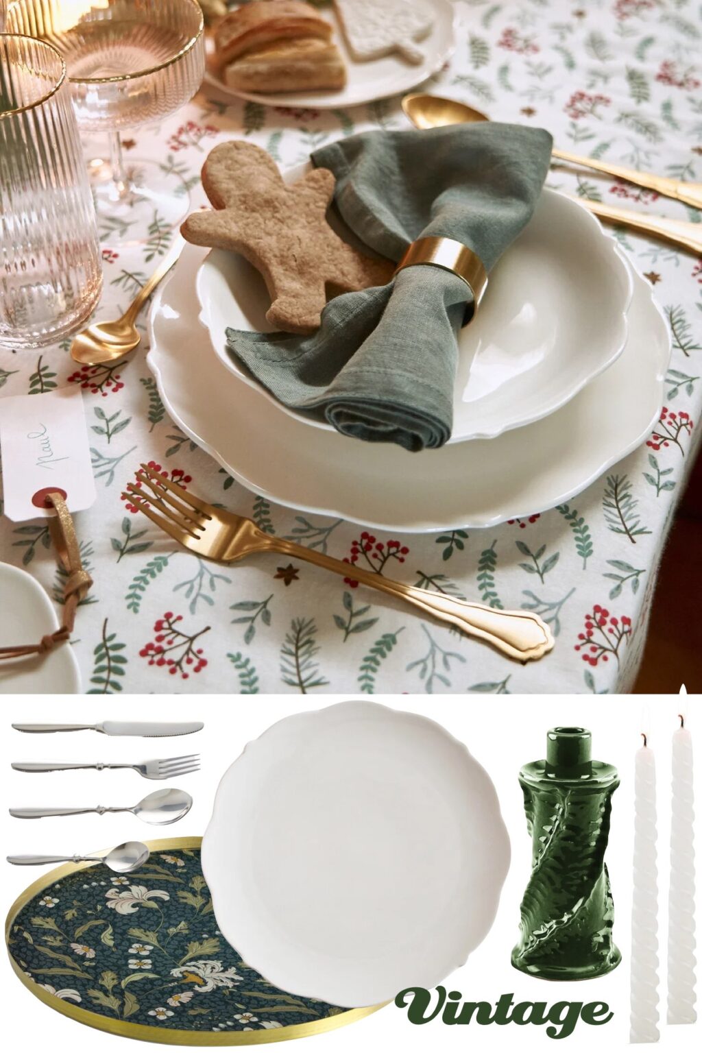 comment choisir vaisselle vintage campagne chic