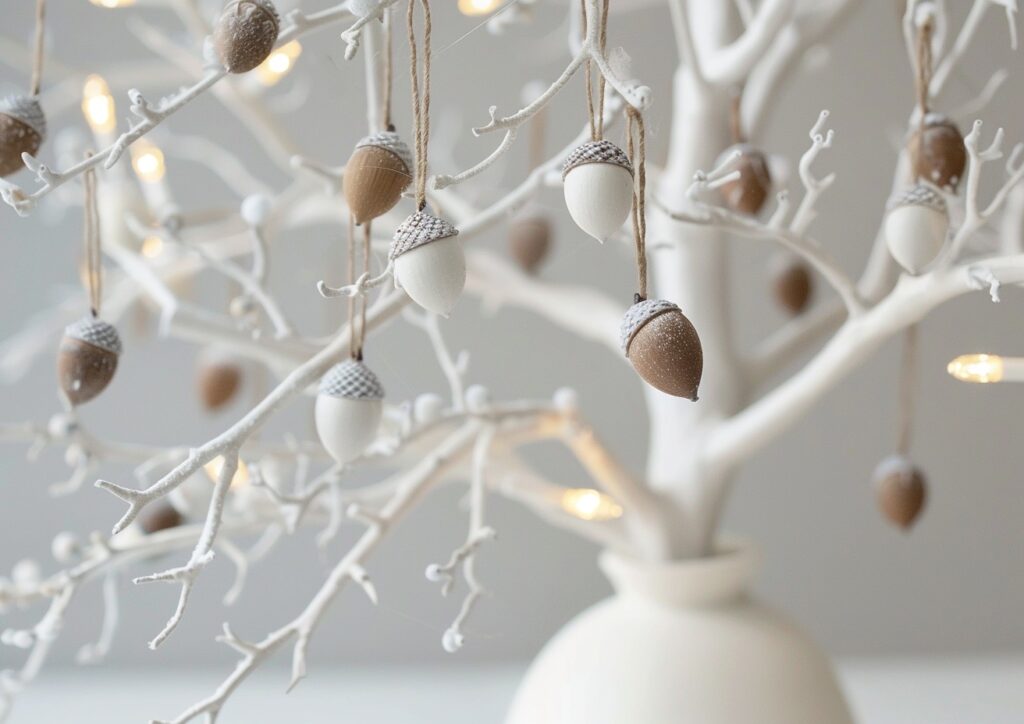 Sapin marron et blanc Mes conseils pour une déco de Noël réussie