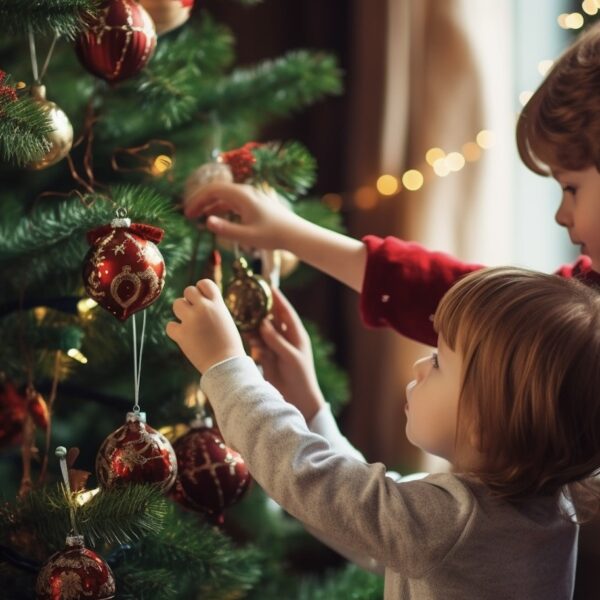 décorer sapin Montessori Noël activité éveil enfant