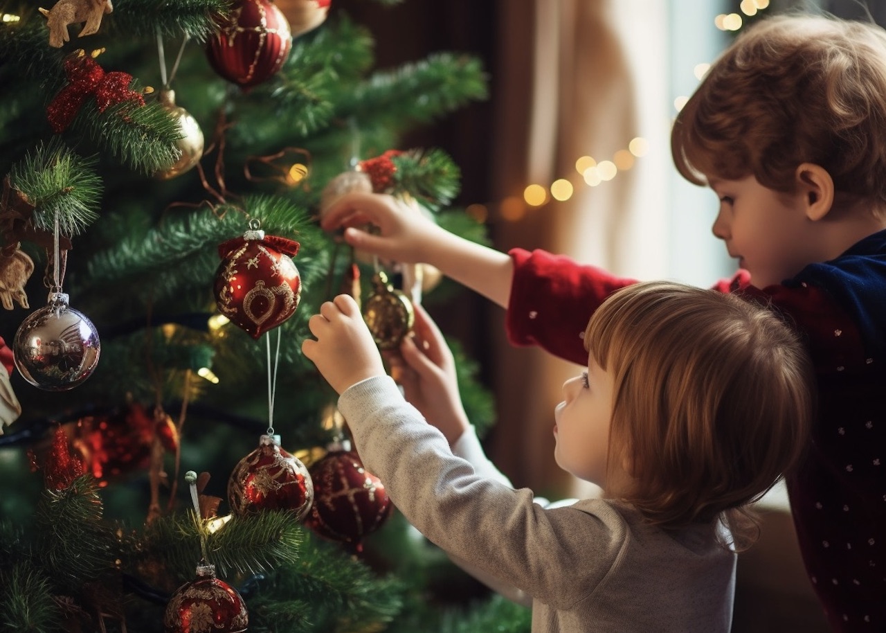 décorer sapin Montessori Noël activité éveil enfant